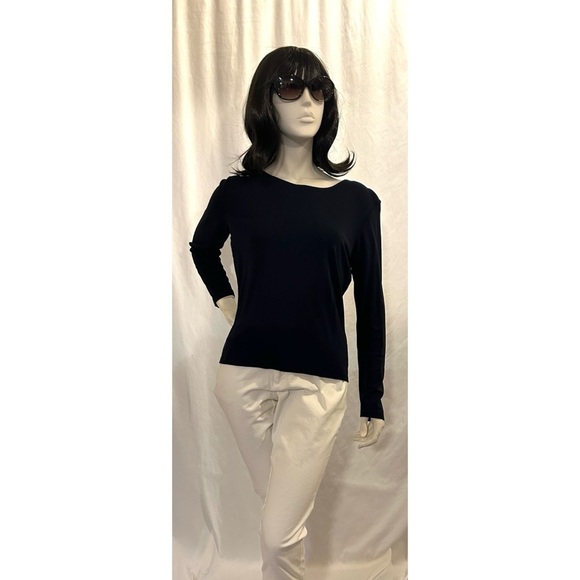 Apostrophe Black Long-Sleeve Top - Picture 2 of 3